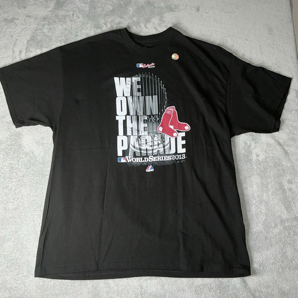 Sale: Men's 2XL - Boston Red Sox T-shirt 2013 World Series Mens Graphic Tees